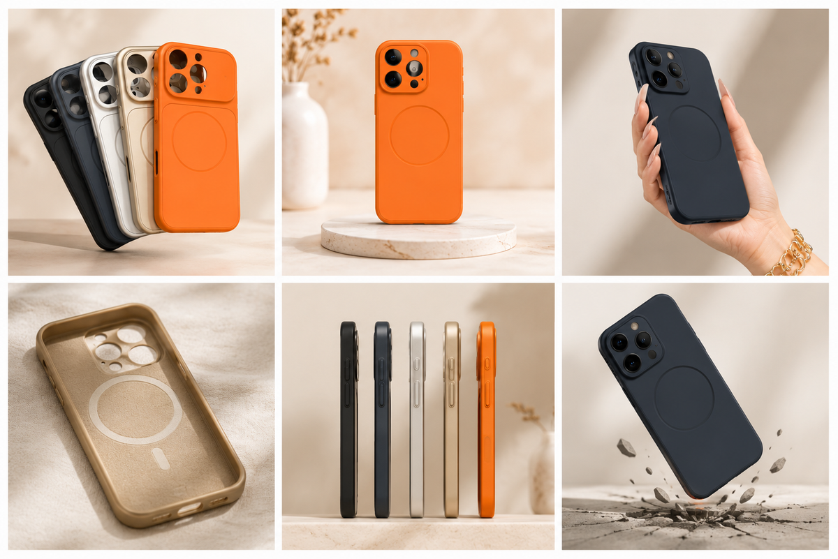 Einfarbig Magnetische Handyhülle Nano Mattglas Für Magsafe Handyhülle Für I Phone 17 Air 16 15 14 13 Pro Max