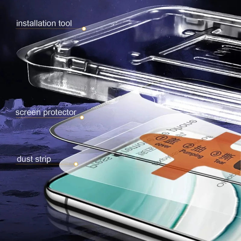 2pcs Tempered Glass for Xiaomi 15 15T Pro 14 13T 14T Pro 13 Mi13 Mi15 Mi13t Mi14t Mi15t Pro Screen Protector One-Touch Install